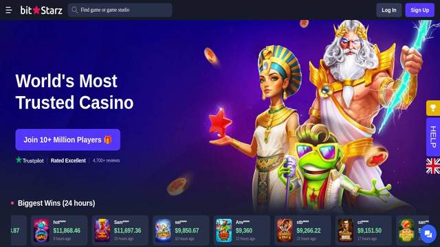BitStarz casino screenshot